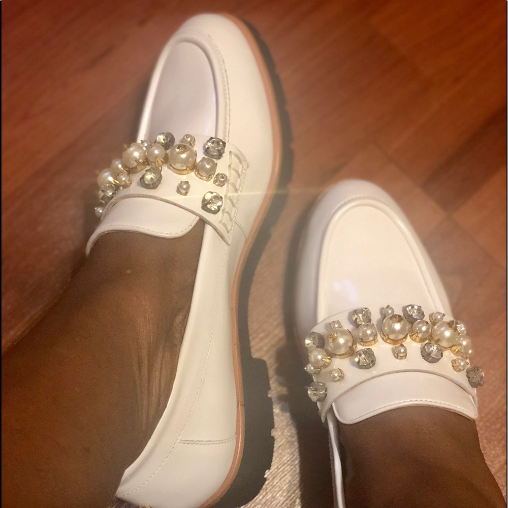 KATE SPADE JEWELED LOAFER